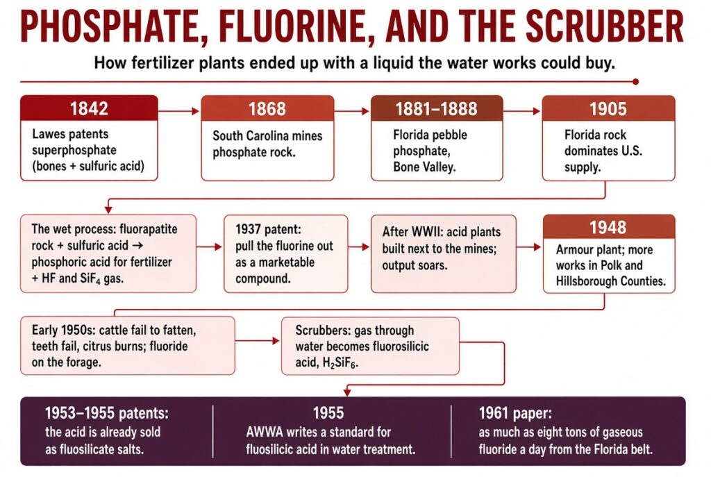 TITLE PHOSPHATE,FUORINE AND THE SCRUBBER